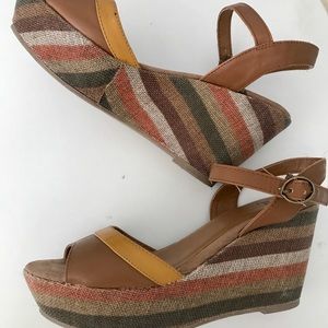 Fabric Wrapped Platform Wedges